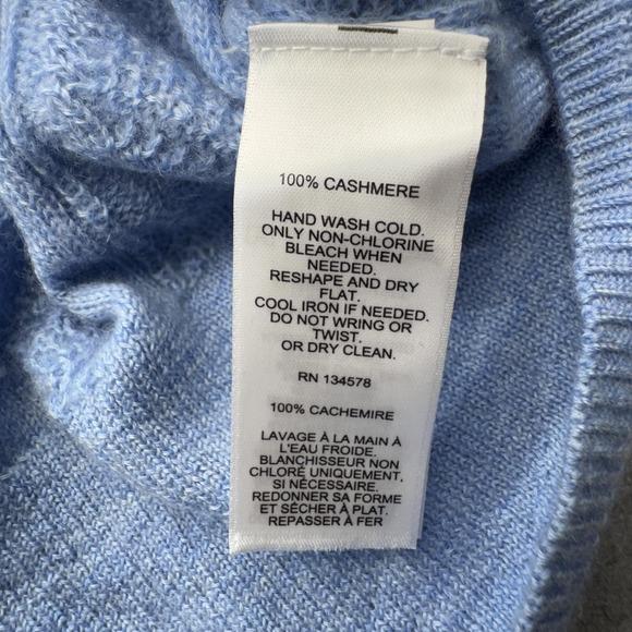 Vineyard Vines Sweater Coat Womens Small Blue Cashmere Cable Knit Long Cardigan - Picture 3 of 16